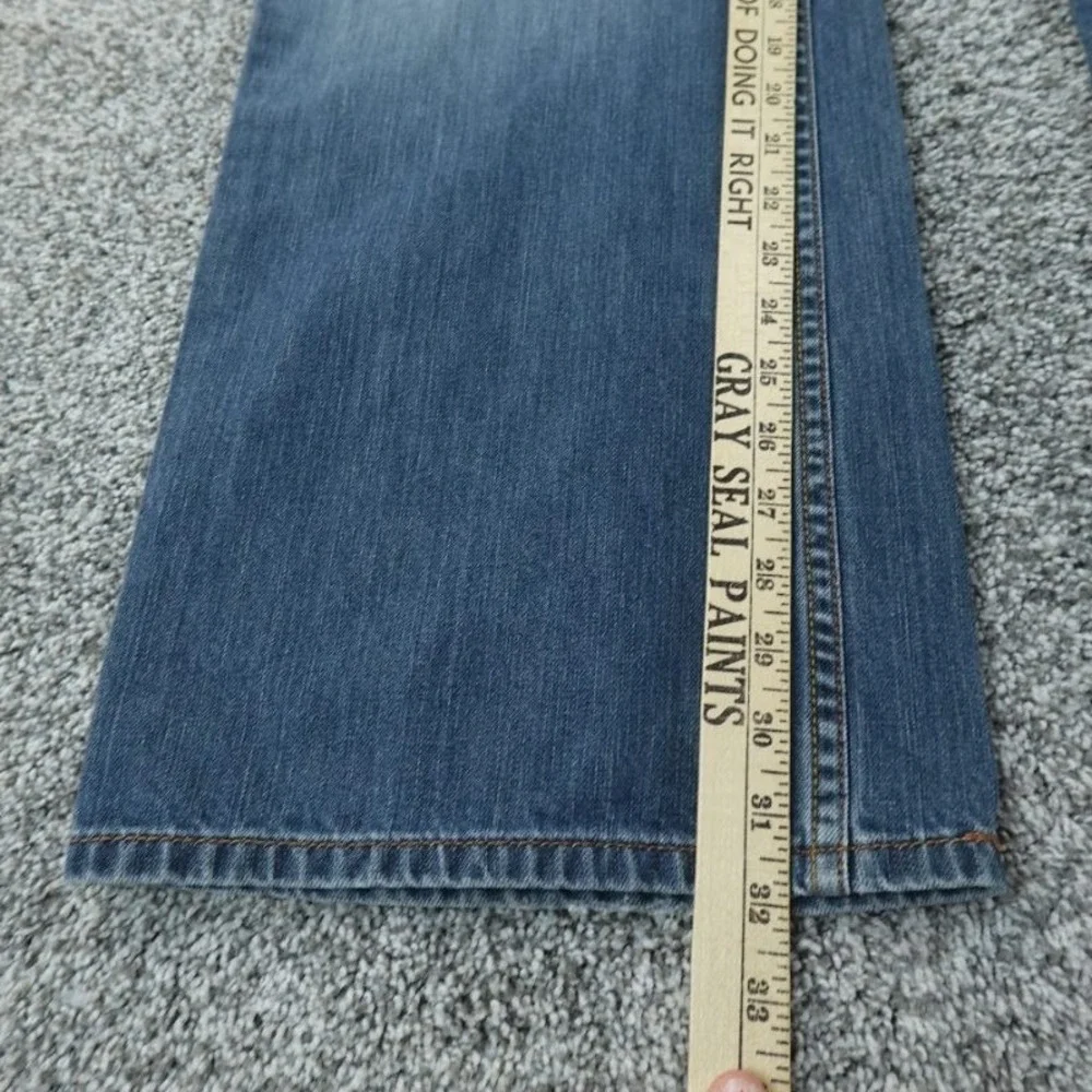VTG Levis Jeans Mens 38X32 Dark Blue Denim Pants 567 Loose Boot Cut Western‎ Y2K